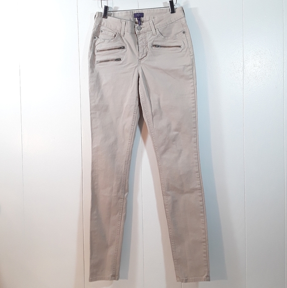 NYDJ Pants - NYDJ khaki superskinny long size 2